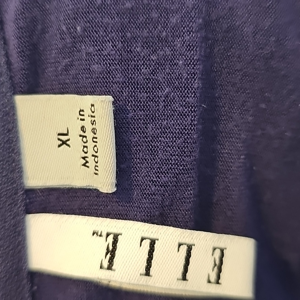 Elle Navy Blue Smocked Tank Top - Picture 4 of 6